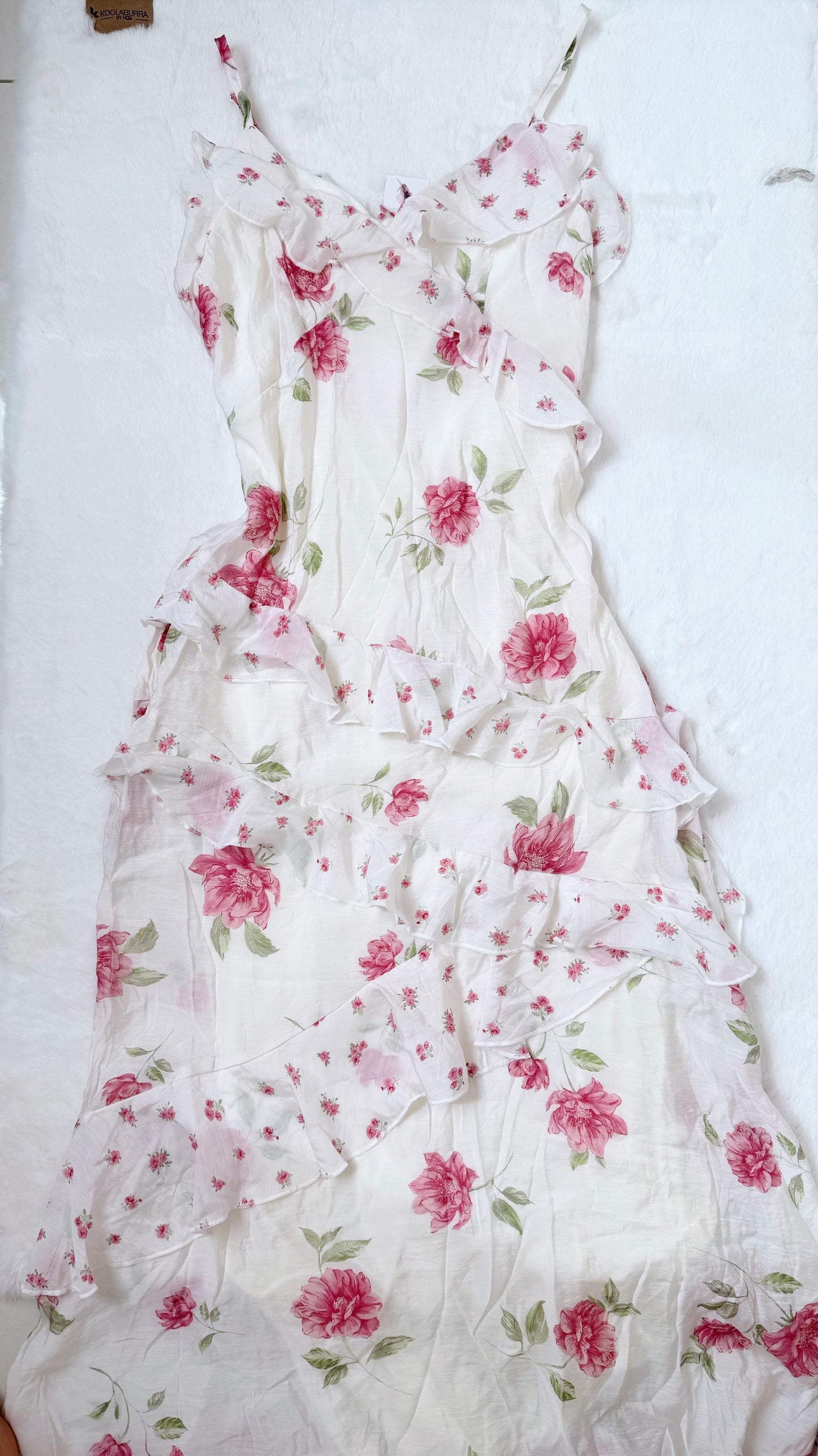 Vestido Largo Flores