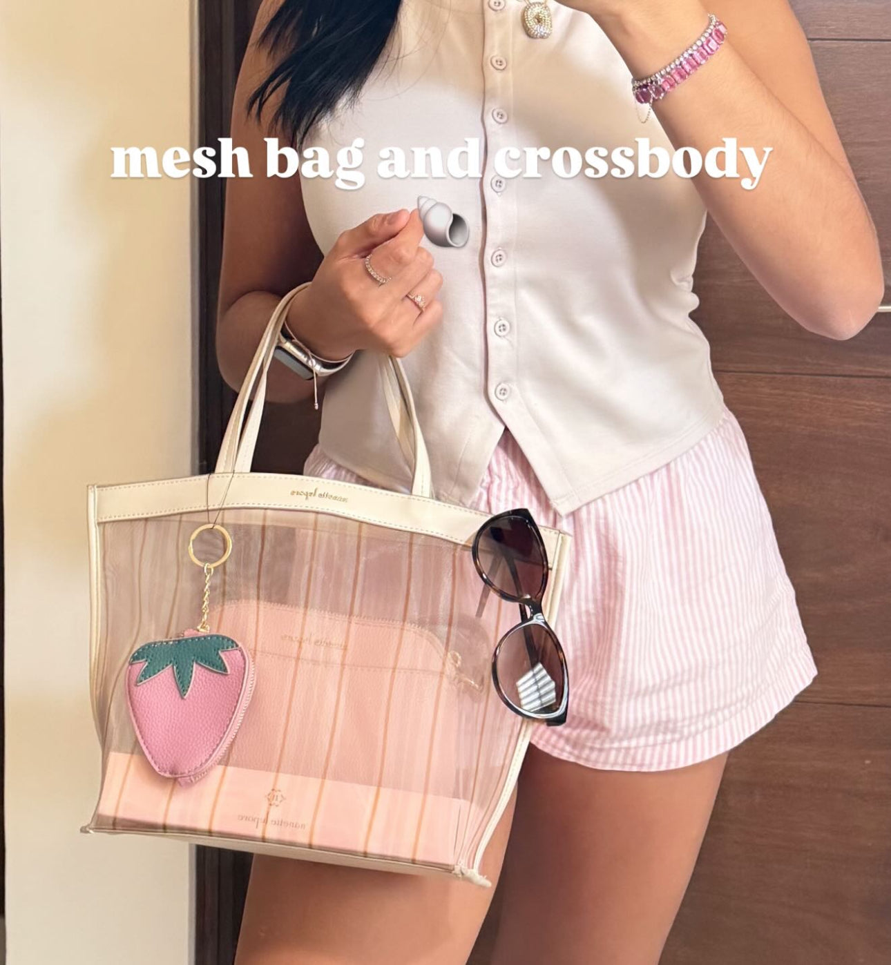 Tote + Crossbody + Llavero 🍓