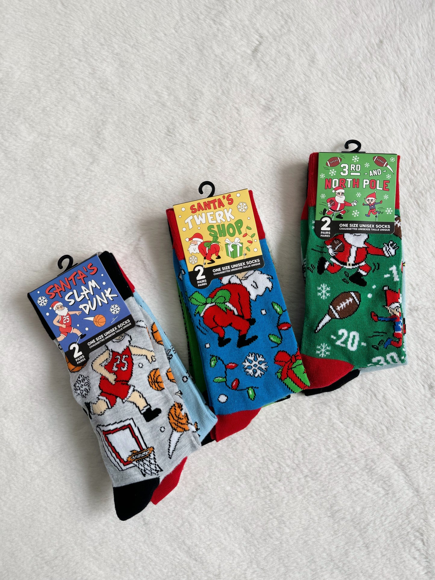 Calcetas Set Caballero Navideñas