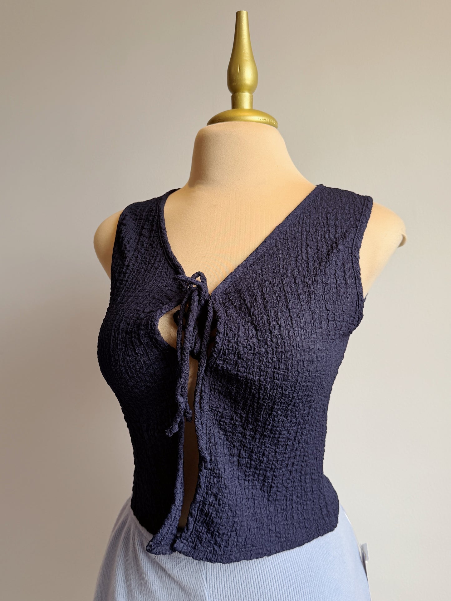 Top Azul Marino