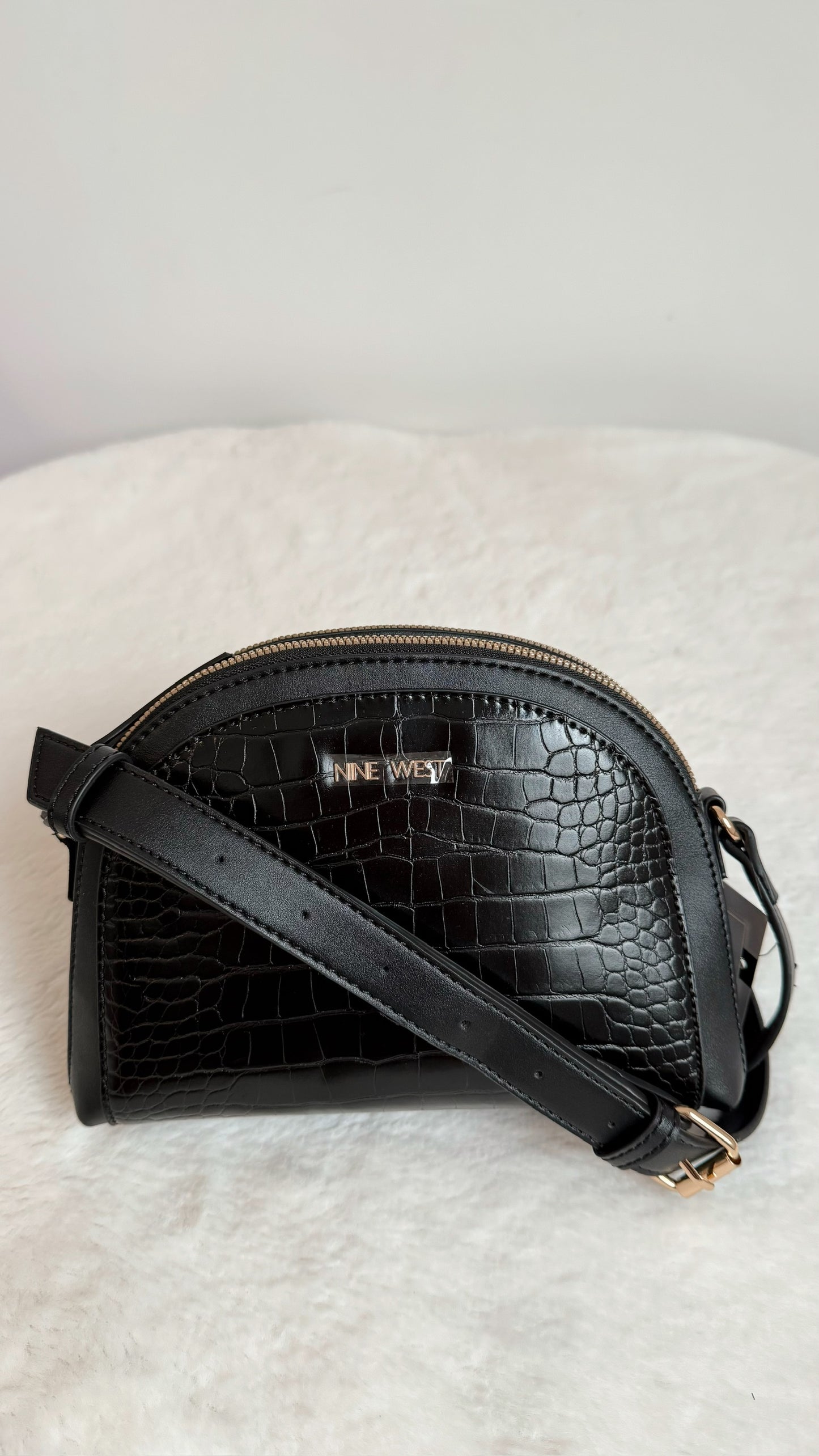 crossbody double zip