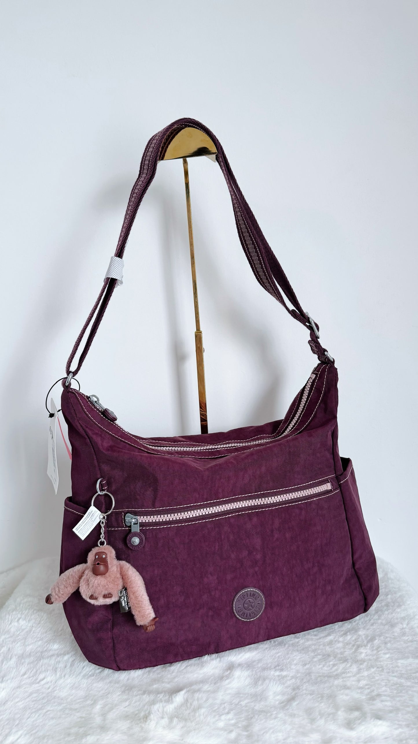 Kipling Tote + charm