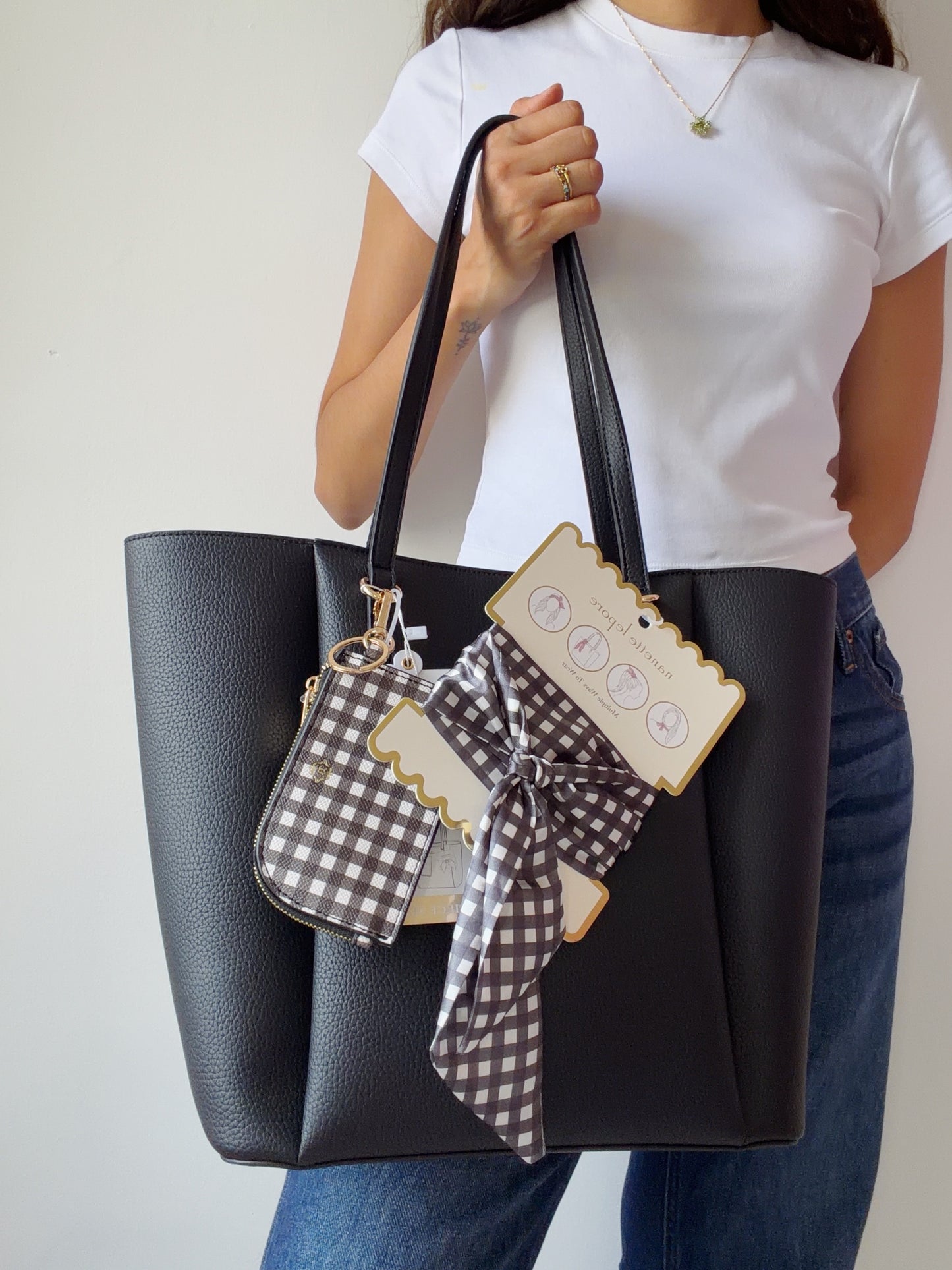 Tote + Tarjetero + Pashmina