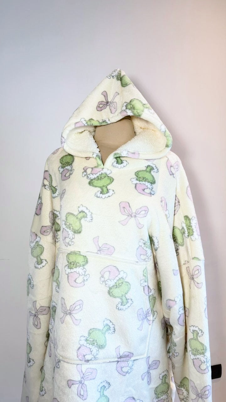 Hoodie Grinch Sherpa