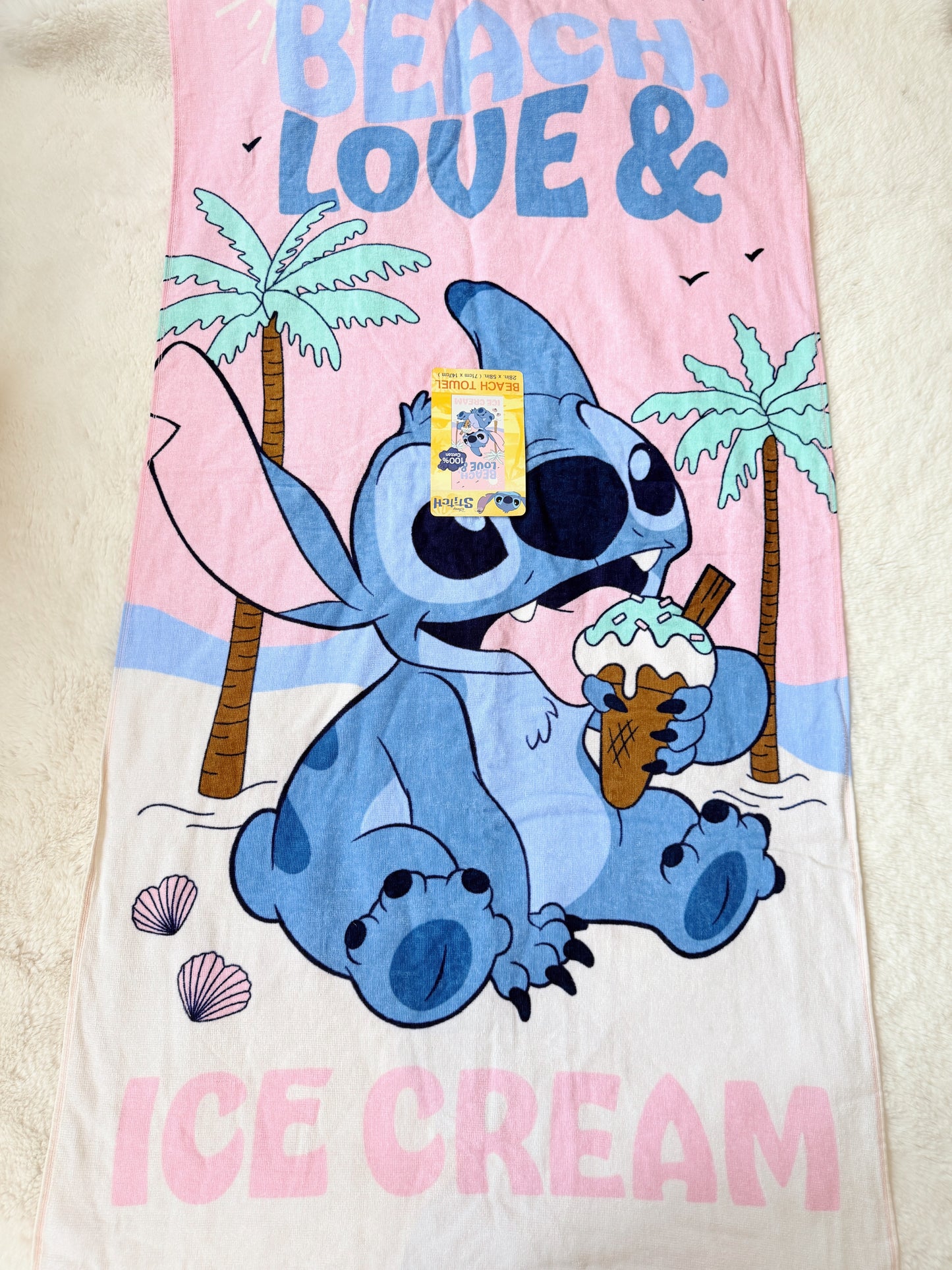Toalla de Playa Stitch