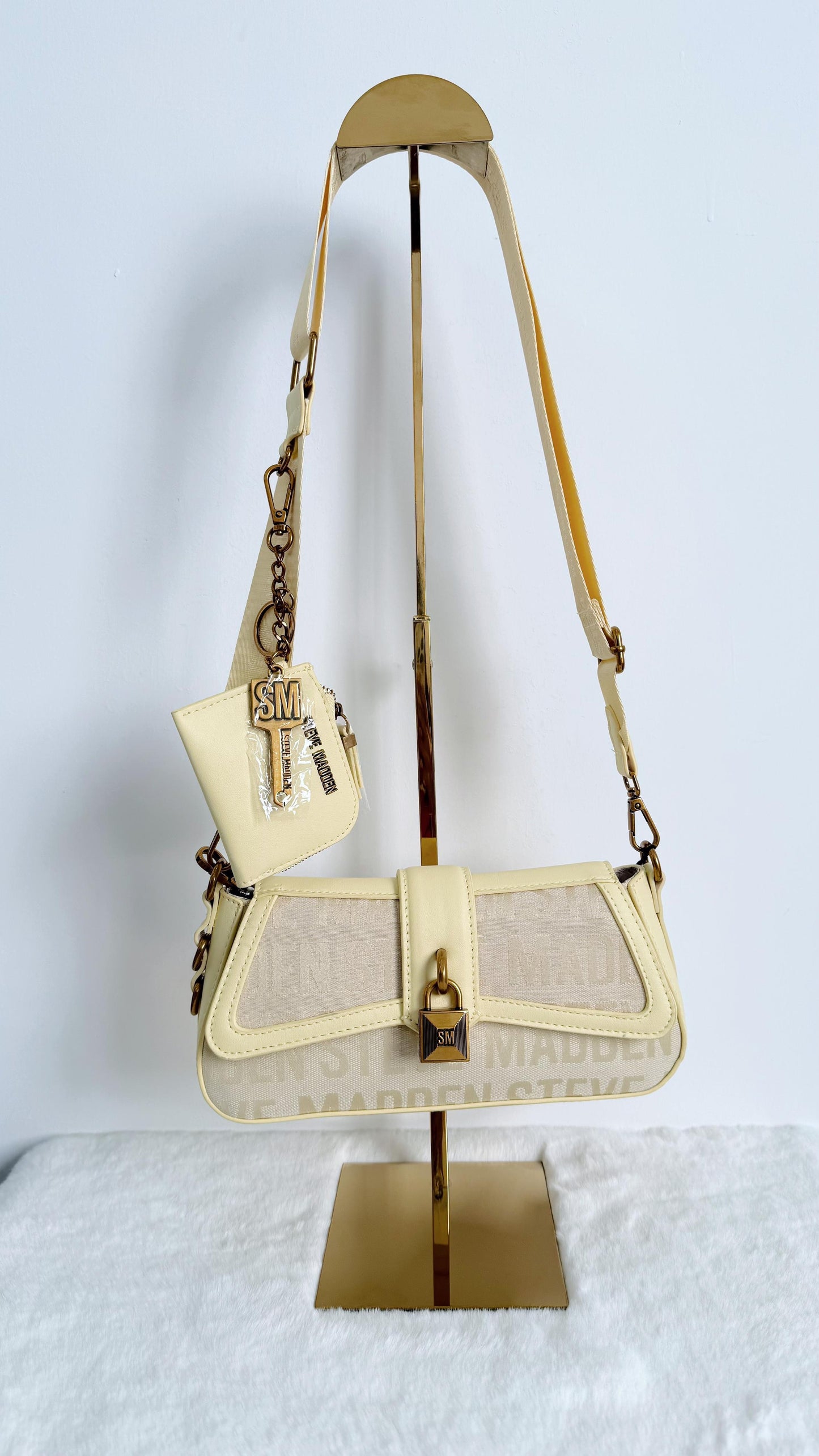 Butter Yellow Crossbody + Charms