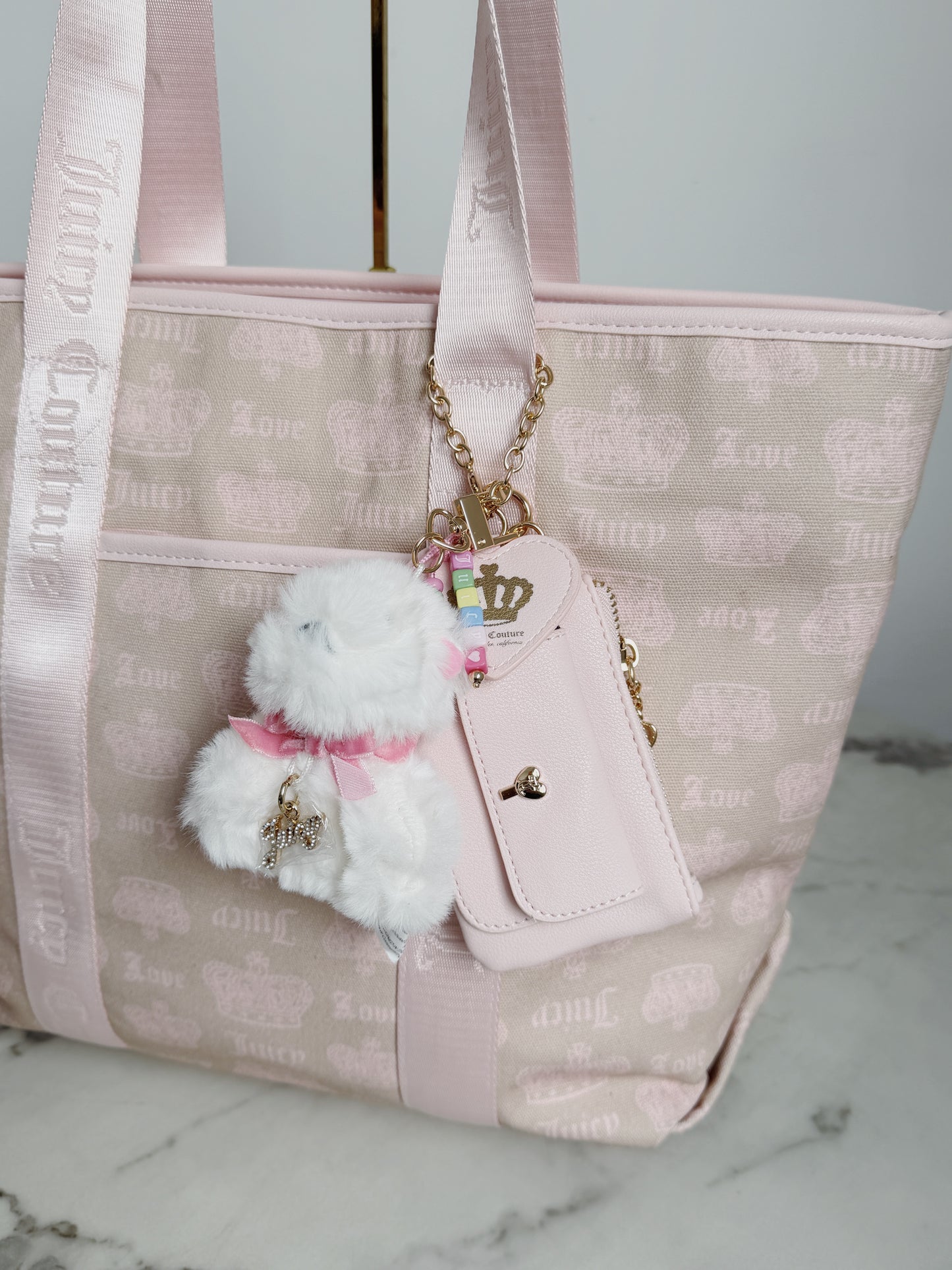 Juicy Tote + Charm