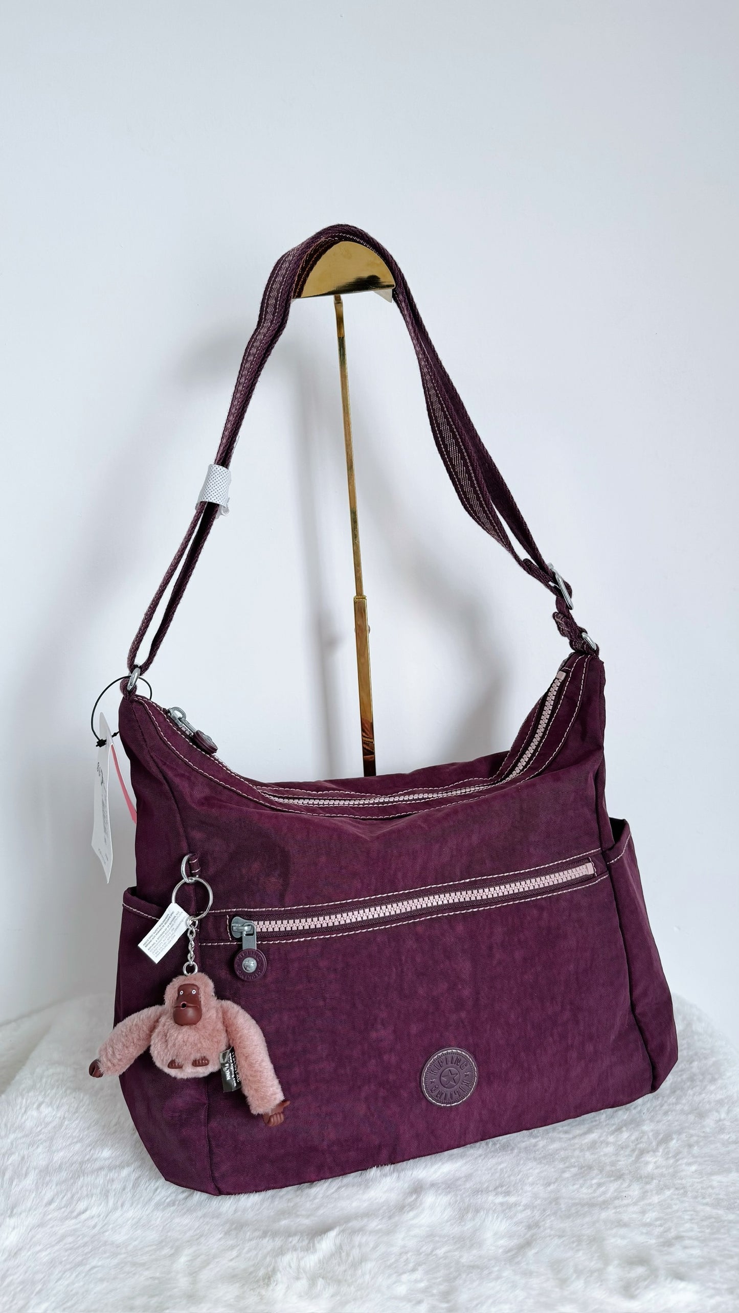 Kipling Tote + charm