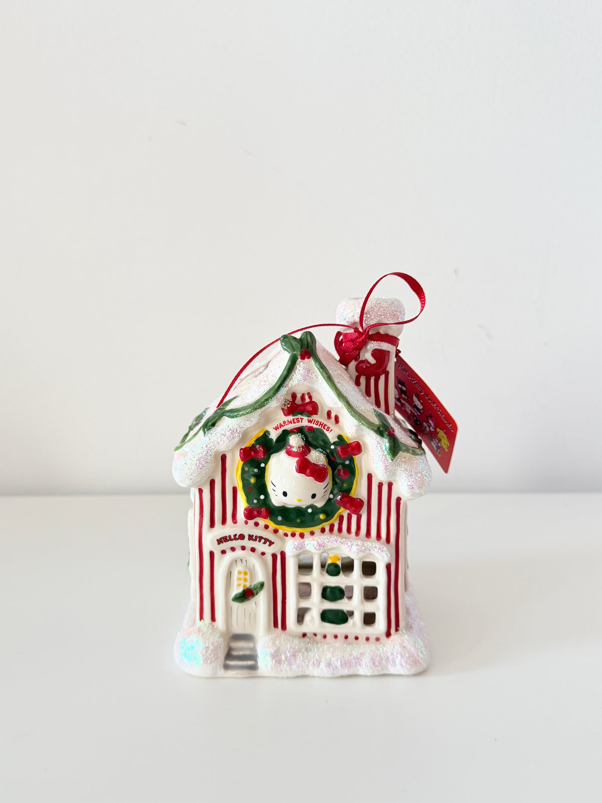 Casa Jengibre Navideña Kitty Portavela