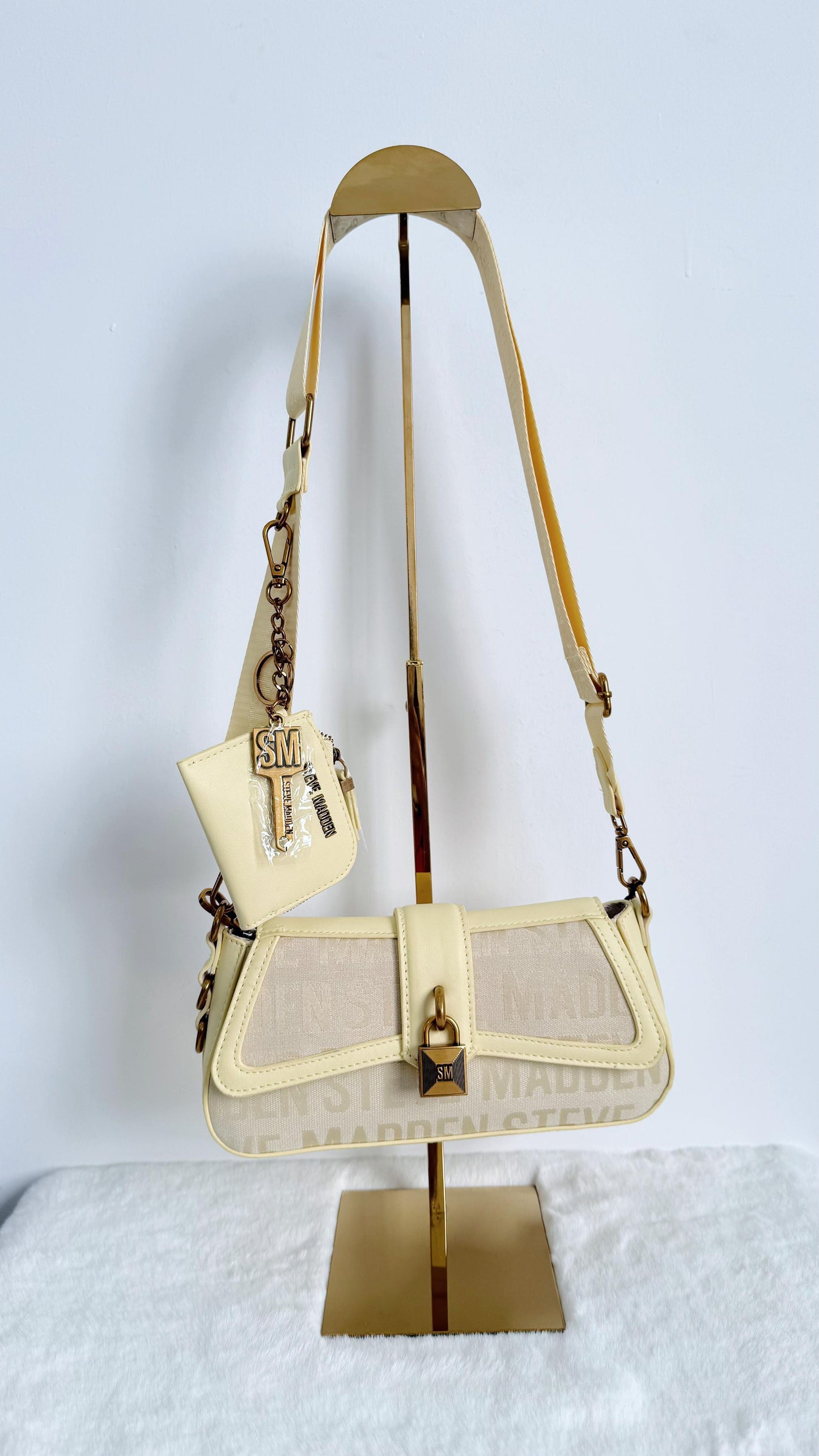 Butter Yellow Crossbody + Charms