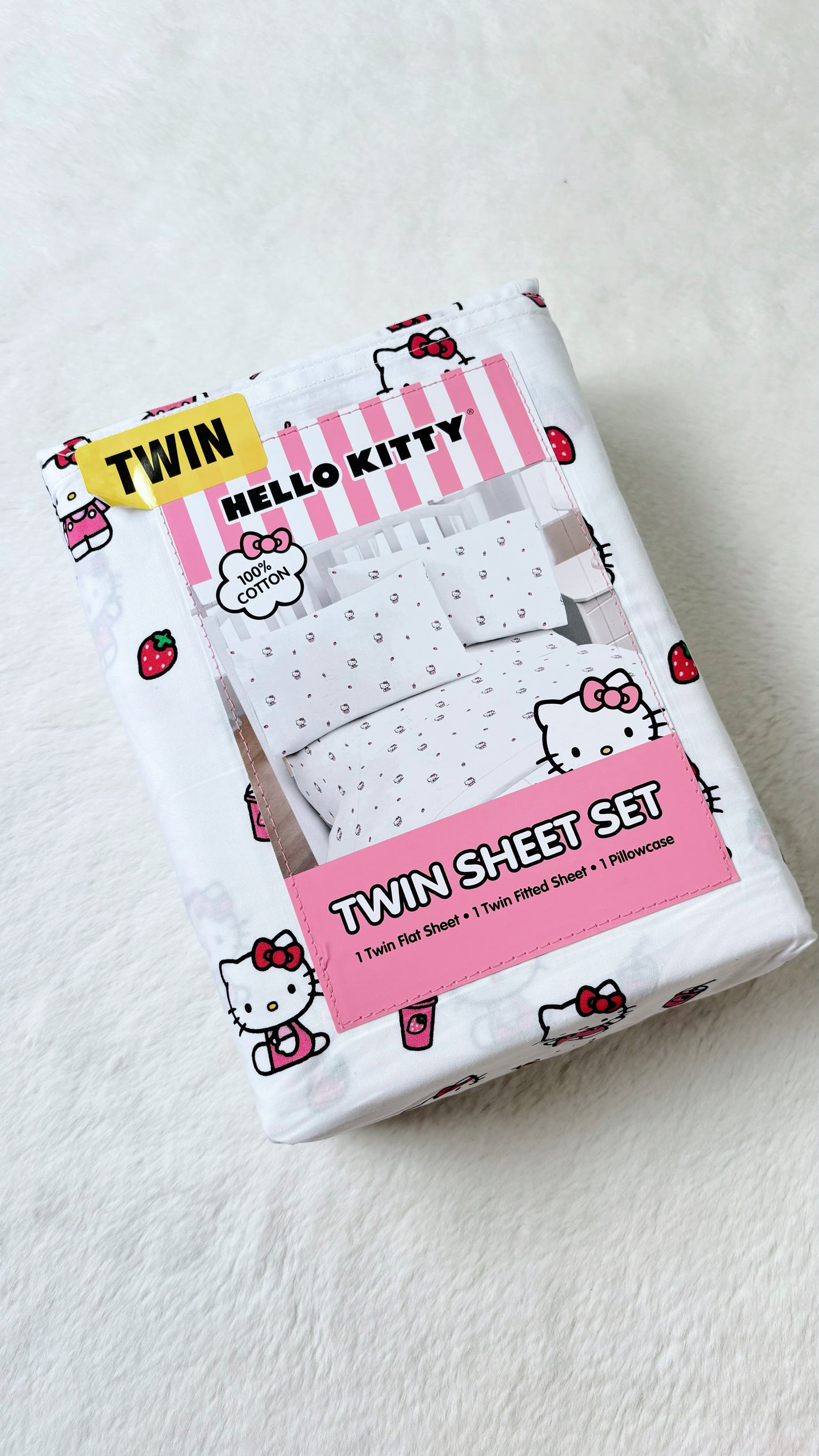 Set Sábanas Hello Kitty Twin