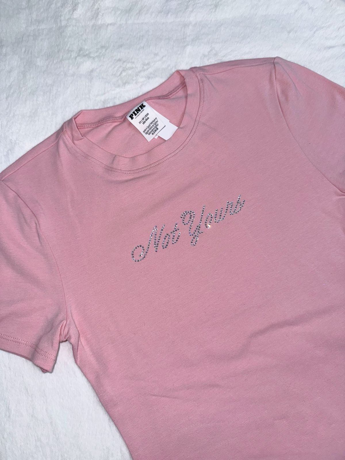 Playera Not Yours Pink