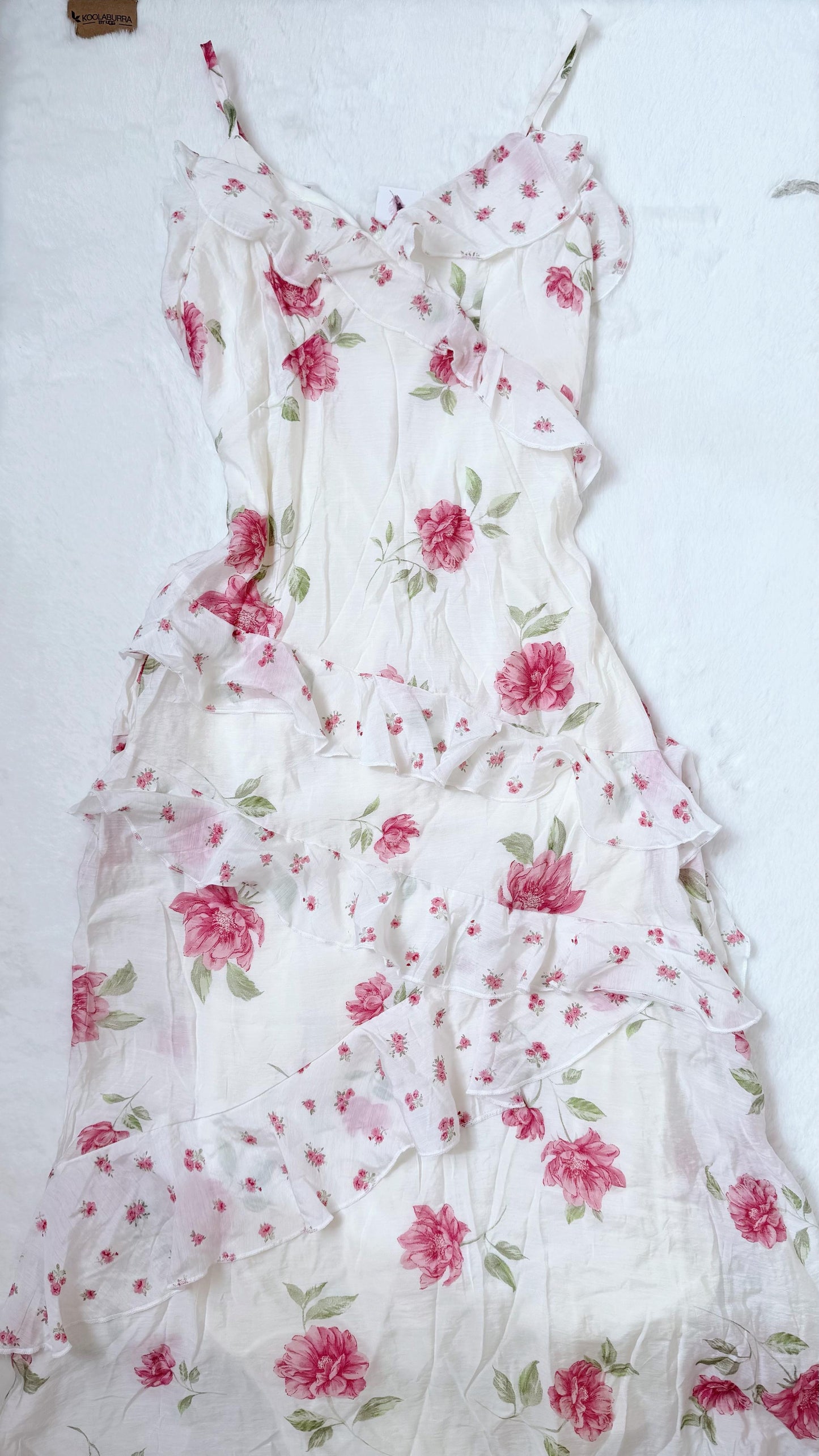 Vestido Largo Flores