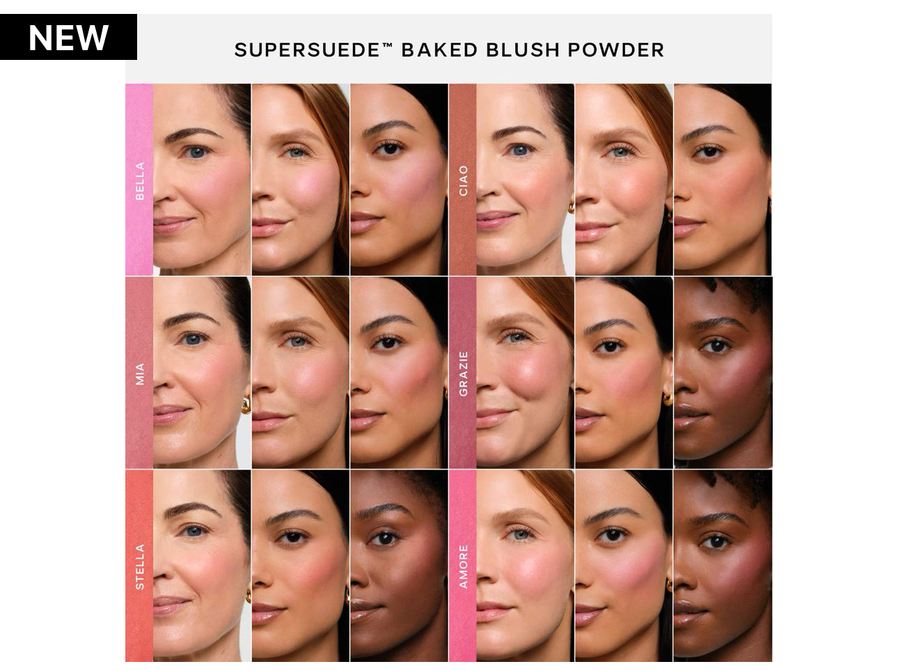 Saie SuperSuede Talc-Free Powder Blush