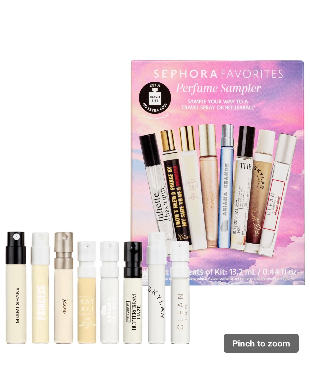 Sephora Favorites On‑The‑Go Fragrance Travel Spray Perfume Sampler Set w/ Redeemable Voucher