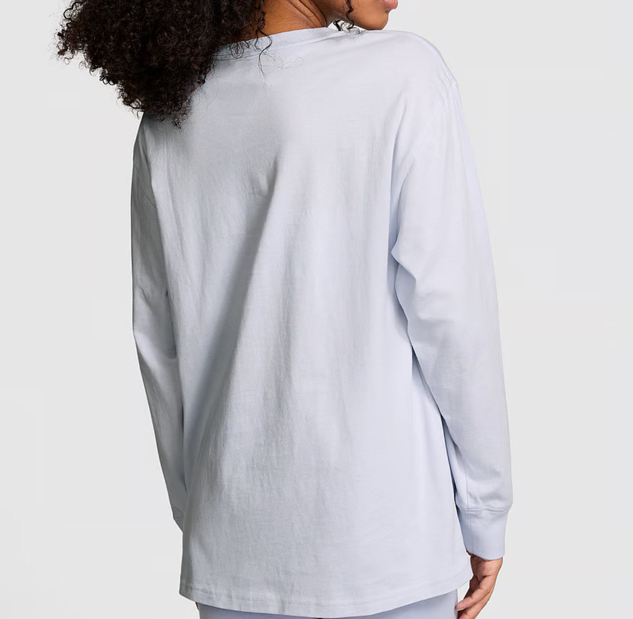 CAMPUS COTTON BLING LONG-SLEEVE TEE