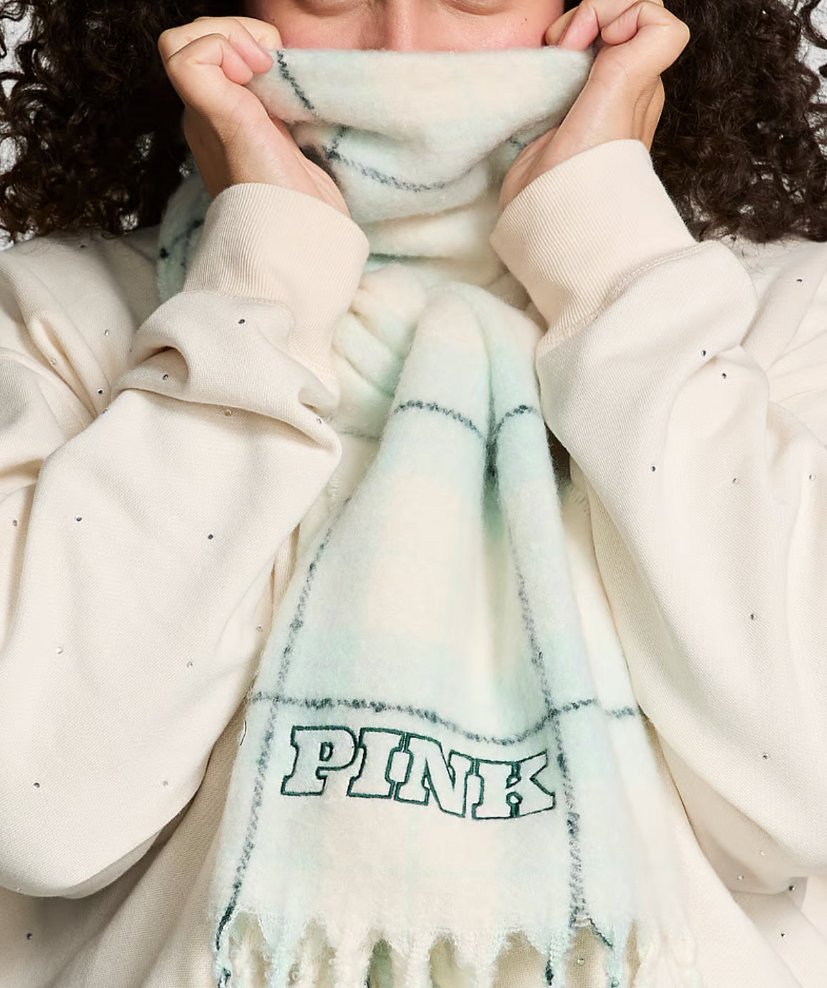 PINK OVERSIZED SCARF