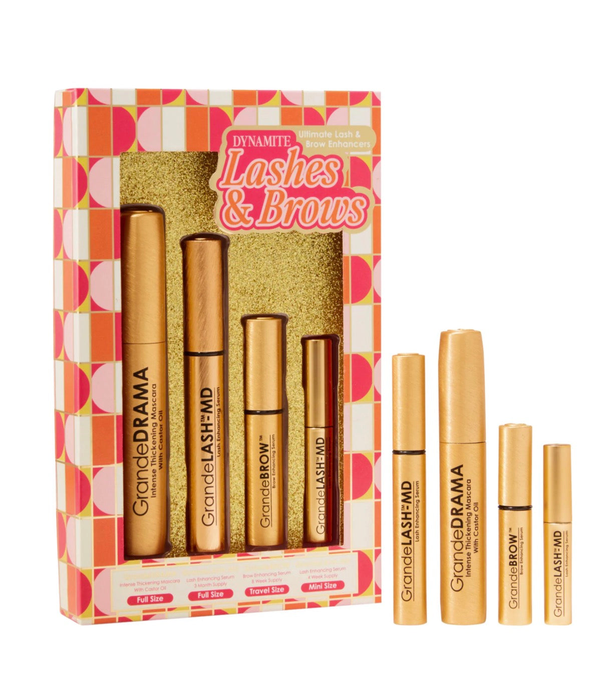 Grande Cosmetics Dynamite Lashes & Brows Holiday Gift Set