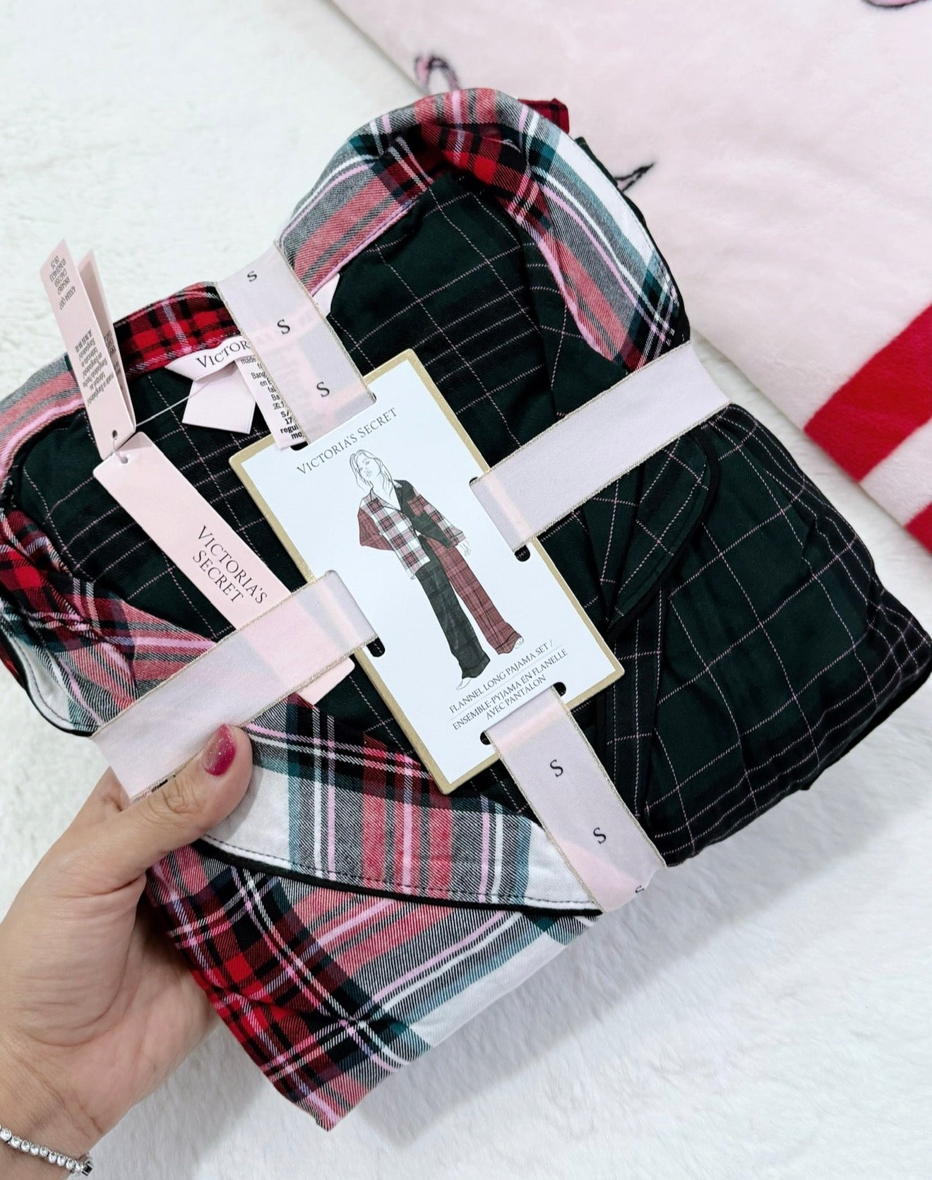 set pijama flannel VS