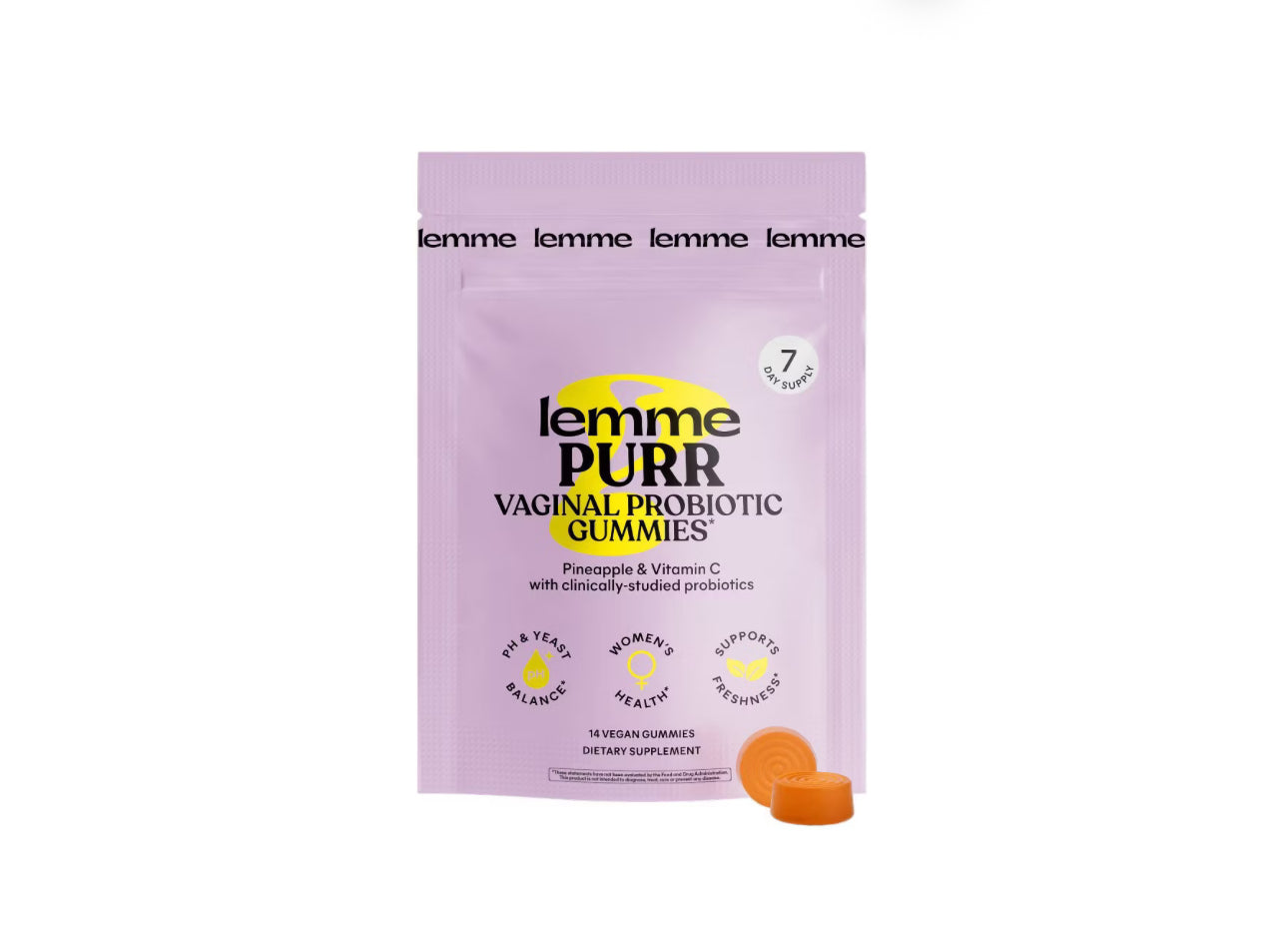 Vegan Vaginal Probiotic Gummies - 14ct