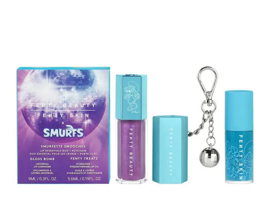 Fenty Beauty by Rihanna Smurfette Smooches Lip Essentials Duo + Keychain