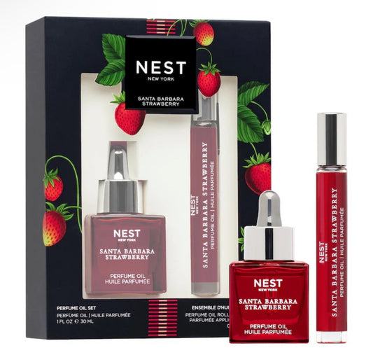 NEST New York Santa Barbara Strawberry Perfume Oil Duo Set