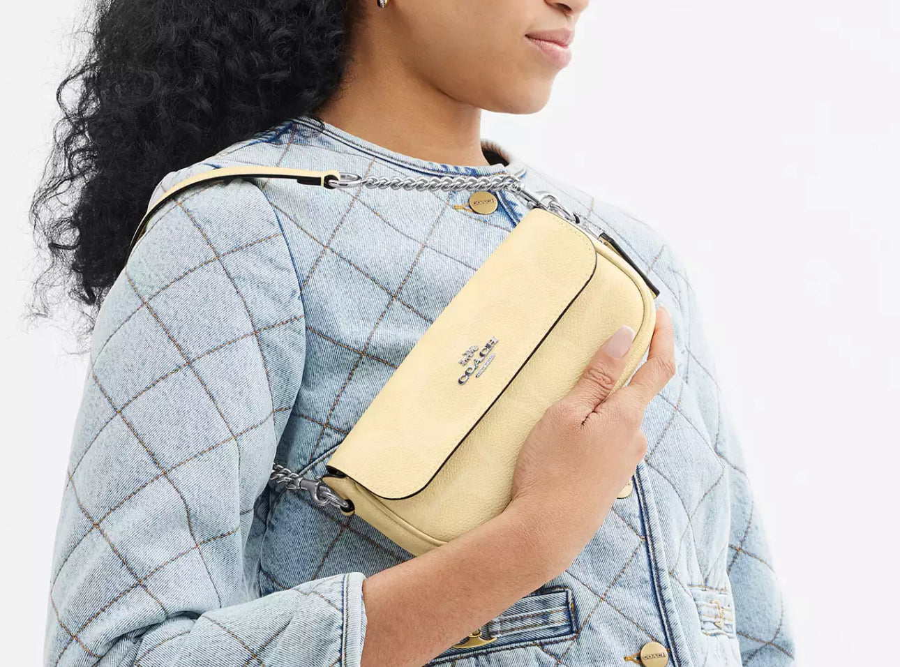 Hailey Flap Bag In Signature Canvas