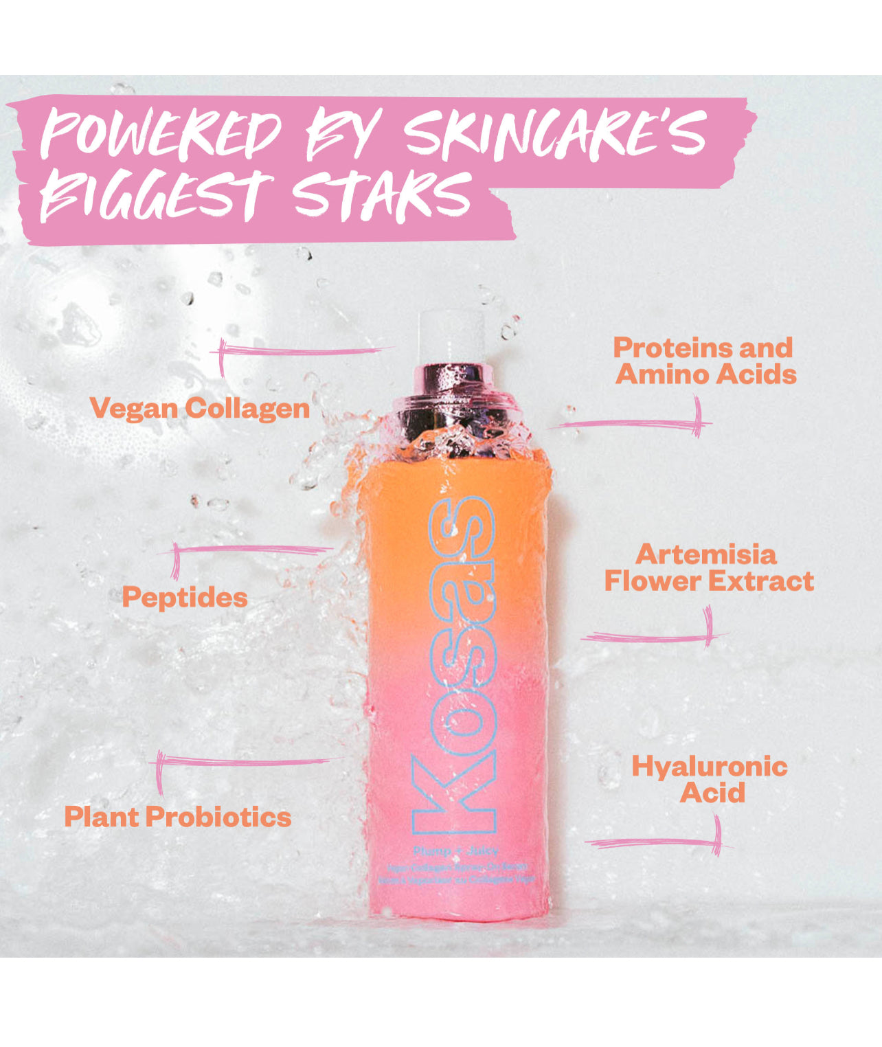 Plump + Juicy Vegan Collagen + Probiotic Spray-On Serum