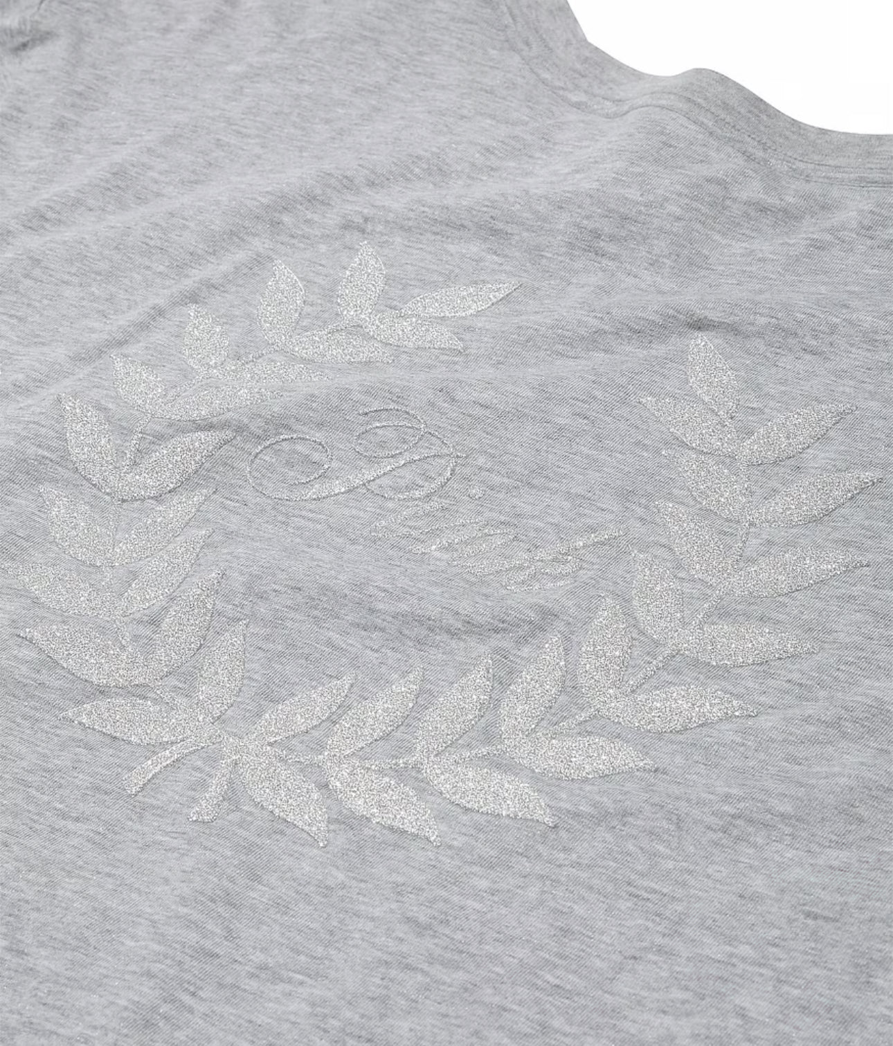 CAMPUS COTTON BLING LONG-SLEEVE TEE