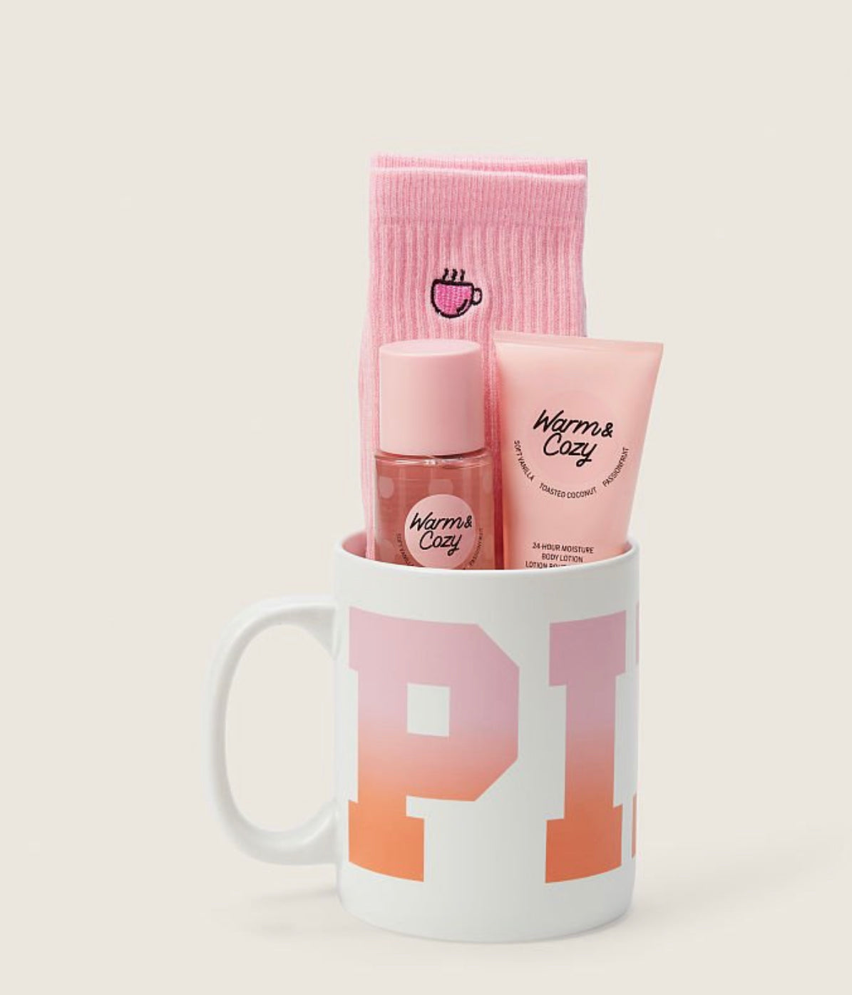 Warm & Cozy Mug Giftset with Cozy Socks