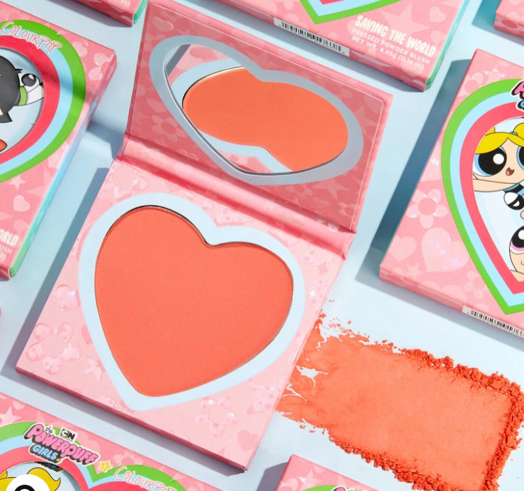 Saving the world pressed powder blush