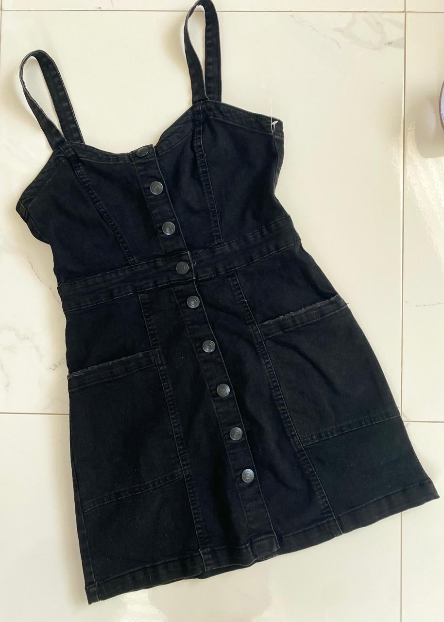 Vestido Mezclilla Negro