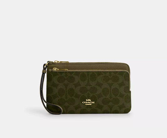 Double Zip Wristlet