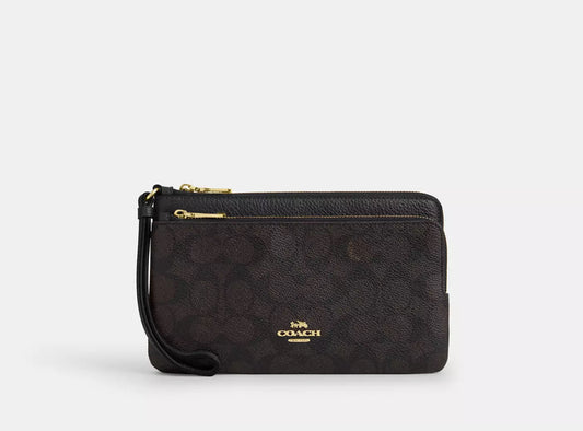 Double Zip Wristlet