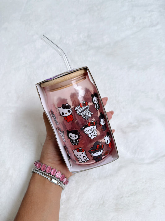 Vaso Halloween Kitty