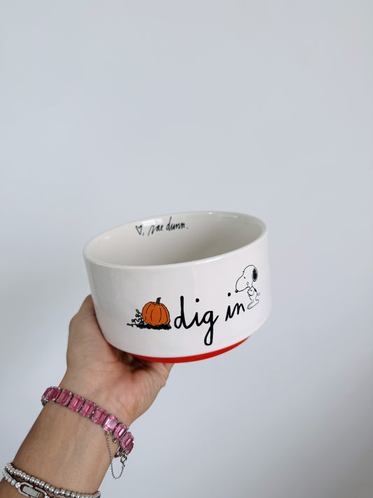 Bowl Snoopy Halloween