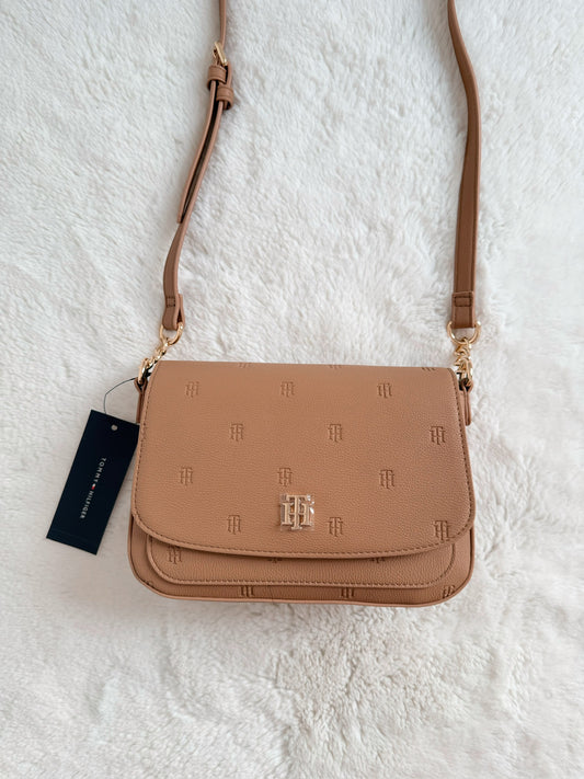 crossbody café grabado