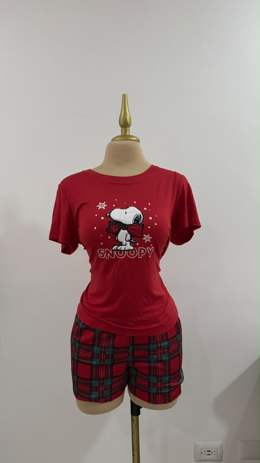Pijama Snoopy 3 pzas