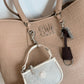 tote + charm bag + pouch