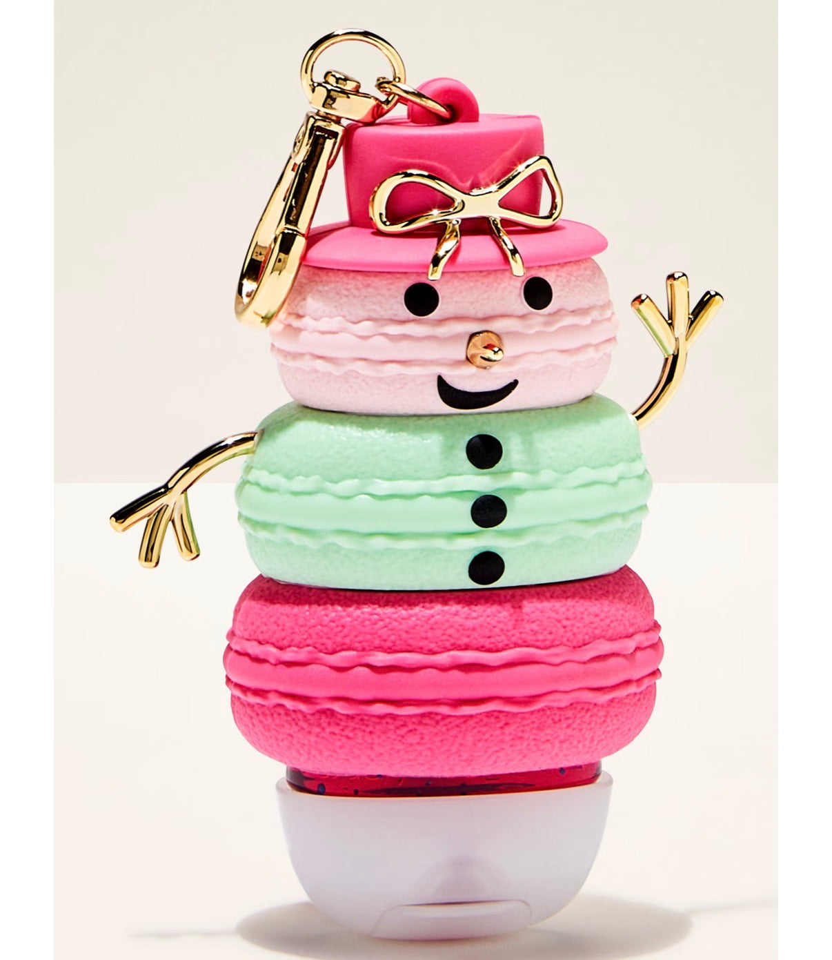 Holder Muñeco Nieve Macarron