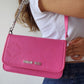 wallet flap shoulder bag