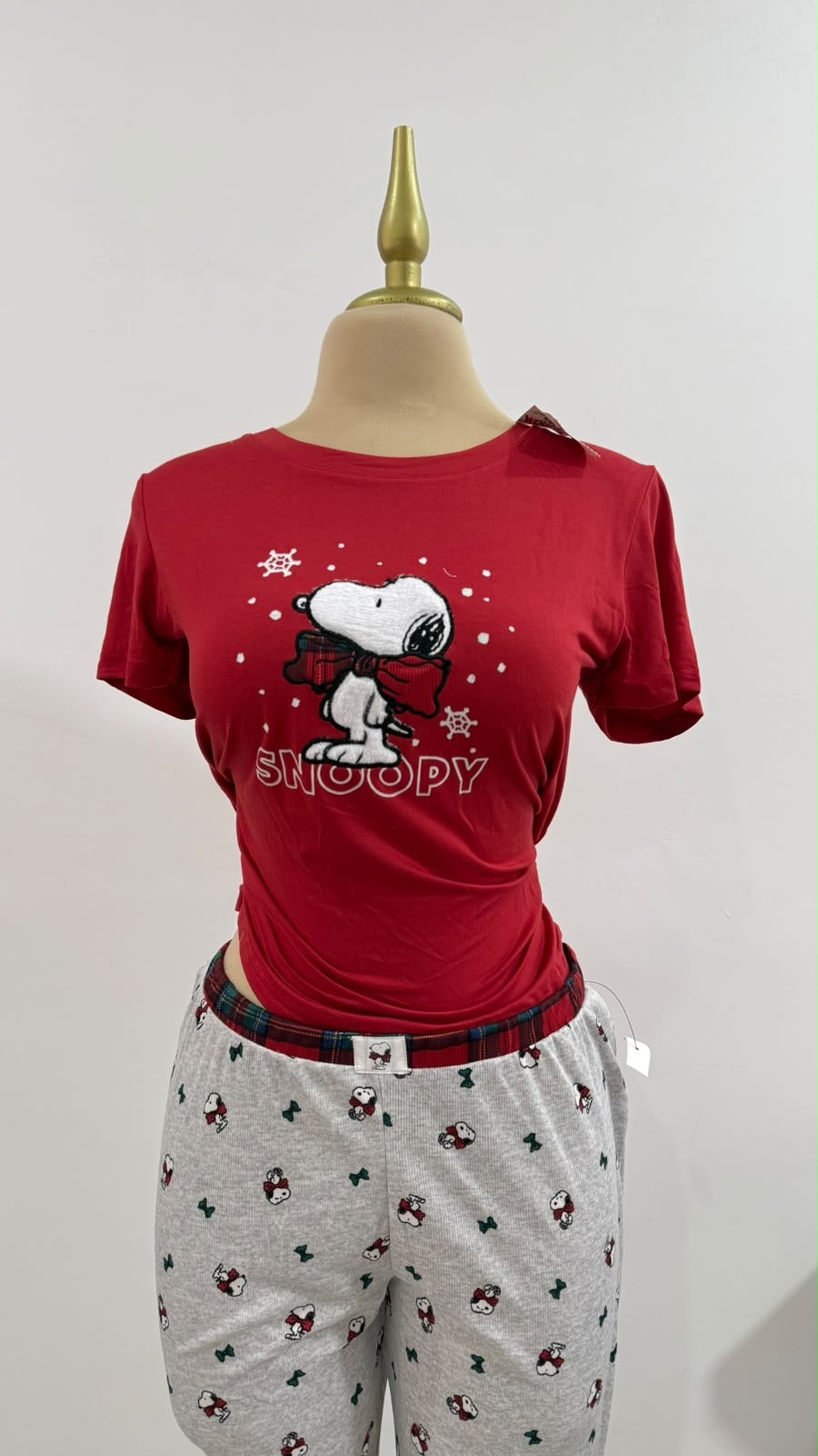 Pijama Snoopy 3 pzas