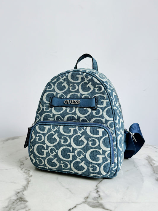 Denim Canva Backpack