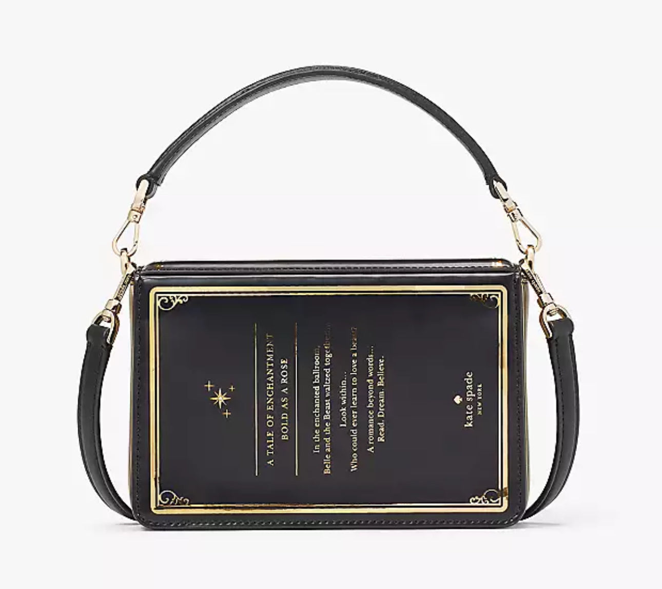 Disney x Kate Spade New York Beauty and the Beast 3D Book Crossbody