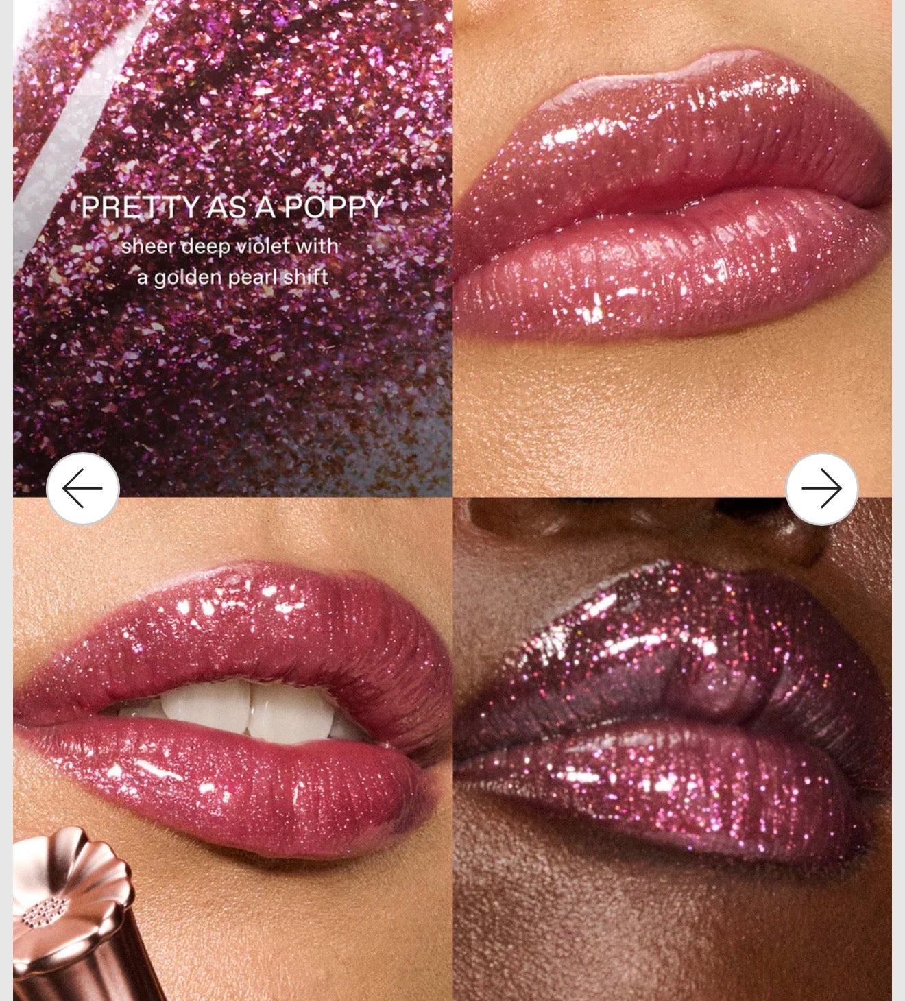 R.E.M. BEAUTY X WICKED: FOR GOOD POPPY PLUMPING LIP GLOSS