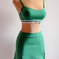 set deportivo top + falda / short