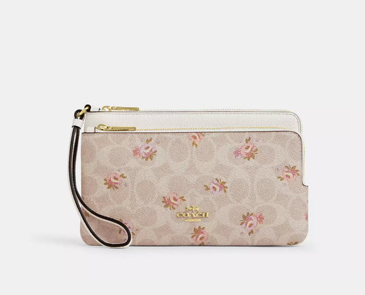 Double Zip Wristlet
