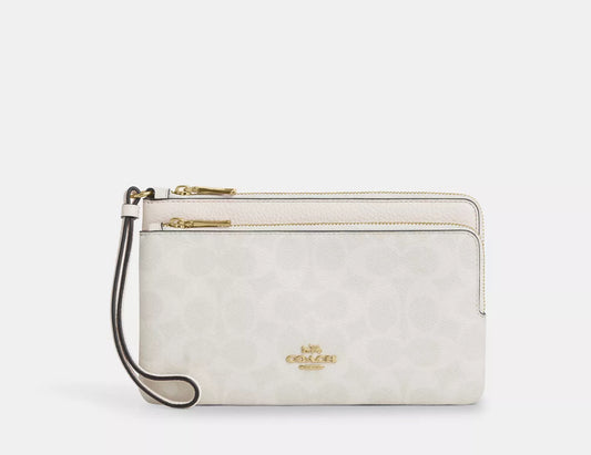 Double Zip Wristlet