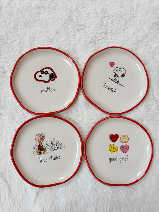 set platos snoopy