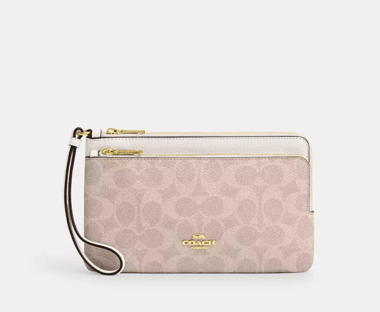 Double Zip Wristlet